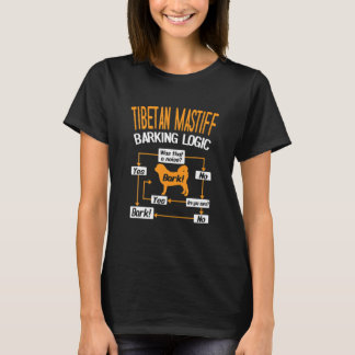 Camiseta Tibetano Mastiff Barking Logic Perg Lover