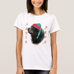 Camiseta Tibetano Mastiff Santa Paws