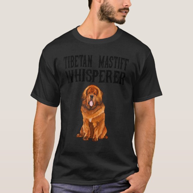 Camiseta Tibetano Mastiff Wisperer Dog (Anverso)