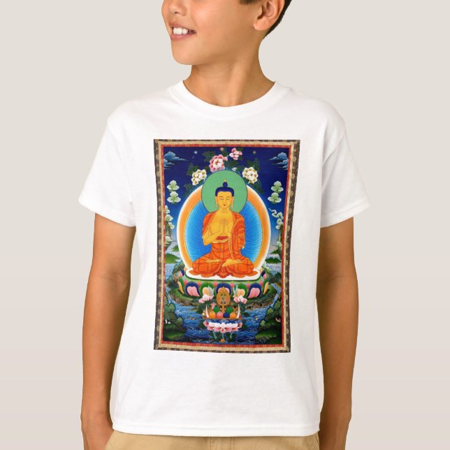 Camiseta Tibetano Thangka Prabhutaratna Buda (Anverso)