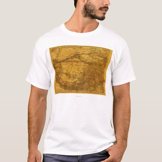 Camiseta TibetPanoramic MapTibet 2 (Anverso)