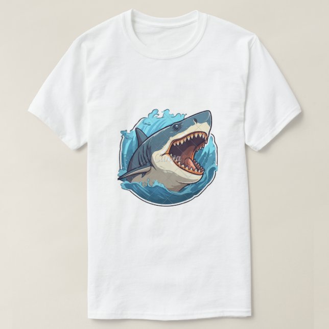 Camiseta tiburón (Diseño del anverso)