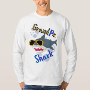 Camiseta Tiburón abuelo, fresco con gafas