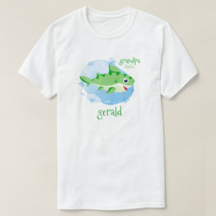 Camiseta Tiburón abuelo verde