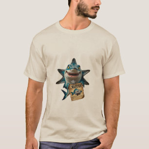 Camiseta Tiburón al margen de la ley Cowboy Tee