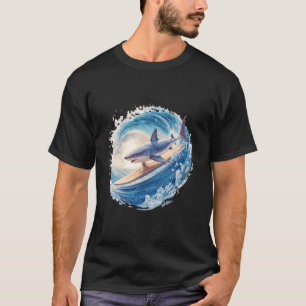 Camiseta Tiburón Animal Gráfico Biología Marina Mar Océano