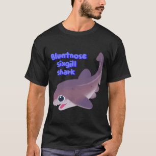 Camiseta Tiburón arcoíris se encuentra con el tiburón azul