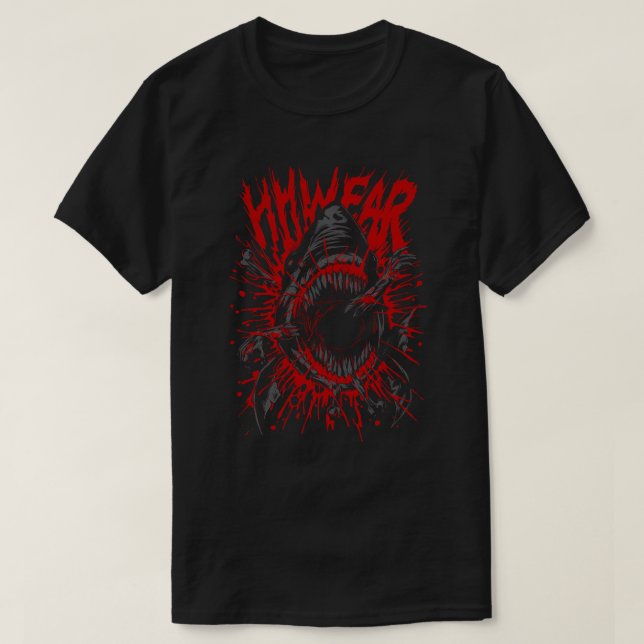 Camiseta Tiburón Asesino (Diseño del anverso)