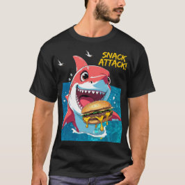 Camiseta Tiburón Atacando Snacks