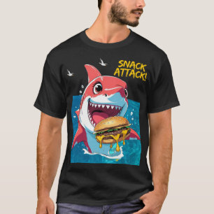 Camiseta Tiburón Atacando Snacks