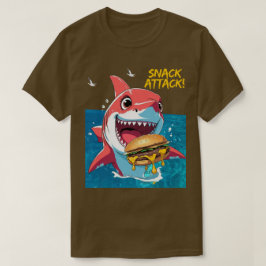 Camiseta Tiburón Atacando Snacks