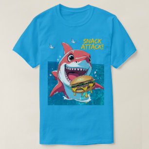 Camiseta Tiburón Atacando Snacks