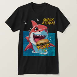 Camiseta Tiburón Atacando Snacks