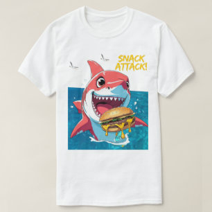 Camiseta Tiburón Ataque de Snack