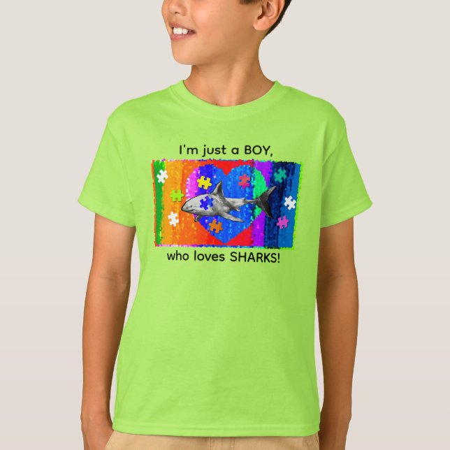 Camiseta Tiburón autismo (Anverso)