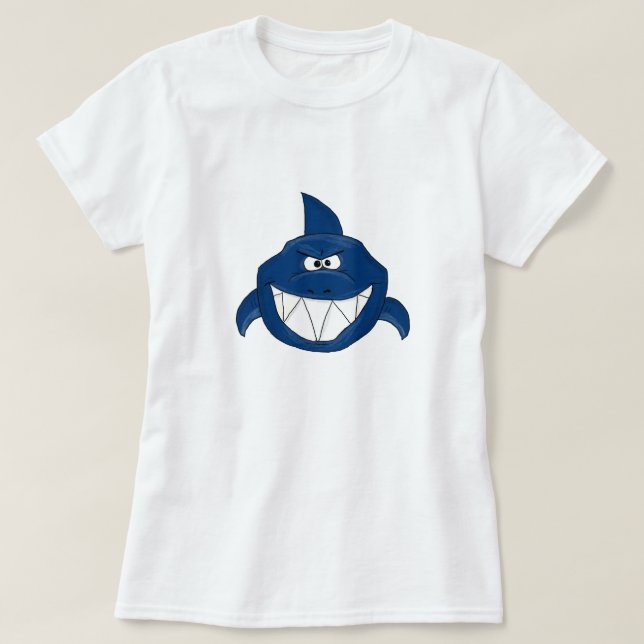 Camiseta Tiburón azul (Diseño del anverso)