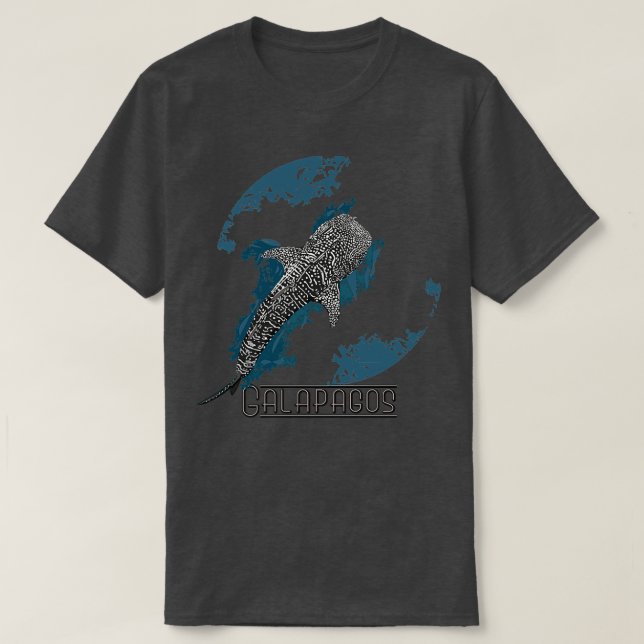 Camiseta Tiburón ballena de Galápagos (Diseño del anverso)