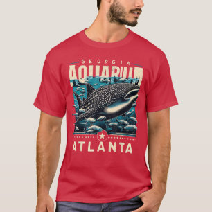 Camiseta Tiburón Ballena Vida Oceánica Atlanta Arte de Recu