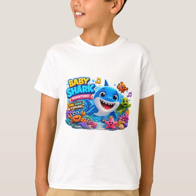 Camiseta tiburón bebé (Anverso)