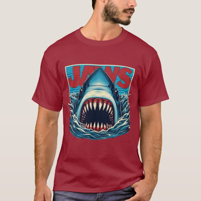 Camiseta Tiburón Bite Jaws (Anverso)