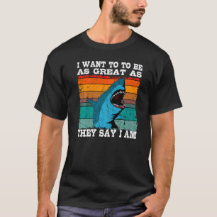 Camiseta Tiburón Blanco Grande Retro Vintage Depredador Más