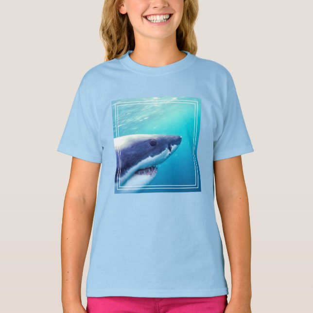 Camiseta Tiburón Blanco | Sudáfrica (Anverso)