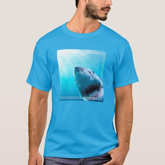 Camiseta Tiburón Blanco | Sudáfrica (Anverso)