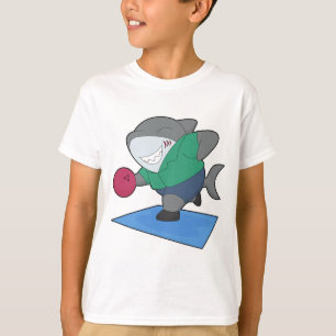 Camiseta Tiburón Bolos Bola de bolos Deportes