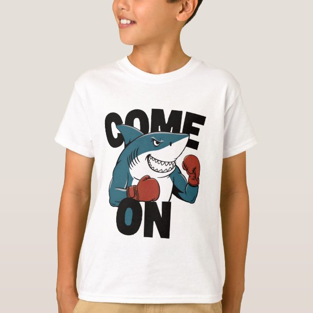 Camiseta Tiburón boxeador (Anverso)