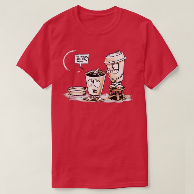 Camiseta Tiburón café (Diseño del anverso)