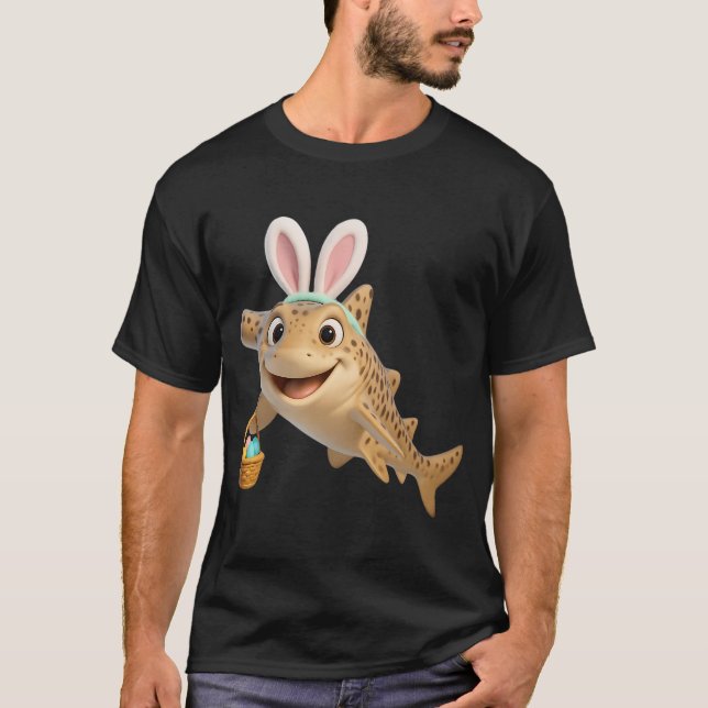 Camiseta Tiburón cebra de Pascua (Anverso)