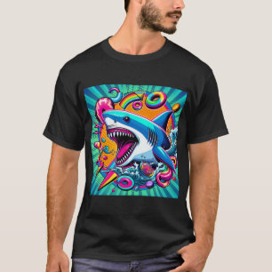 Camiseta Tiburón colorido
