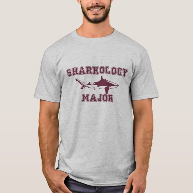 Camiseta Tiburón: Comandante de Sharkology (Anverso)