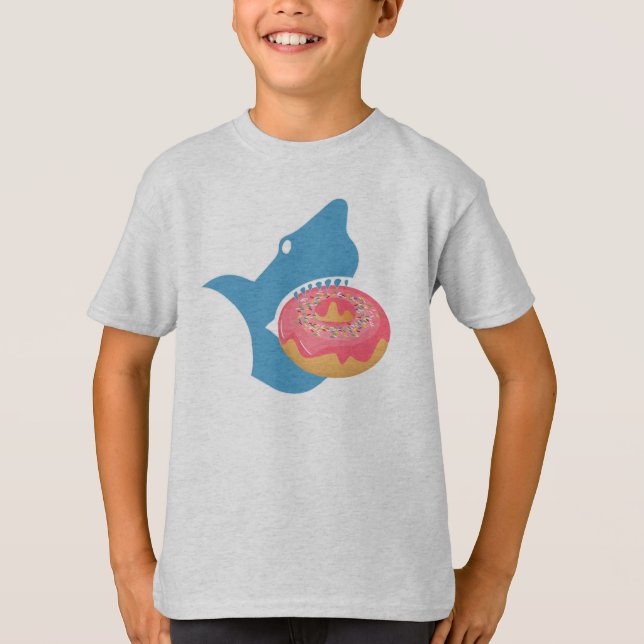 Camiseta Tiburón comiendo un burro (Anverso)