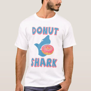 Camiseta Tiburón comiendo un donut