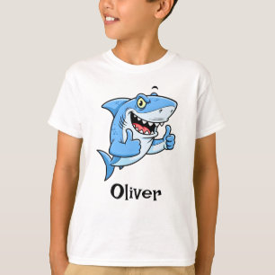 Camiseta Tiburón con pulgares hacia arriba genial
