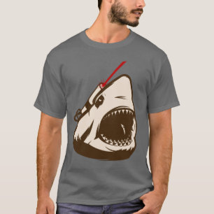 Camiseta Tiburón con un Frickin de rayo láser