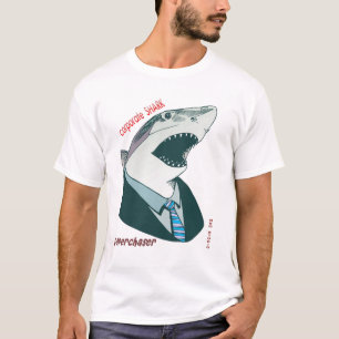 Camiseta tiburón corporativo