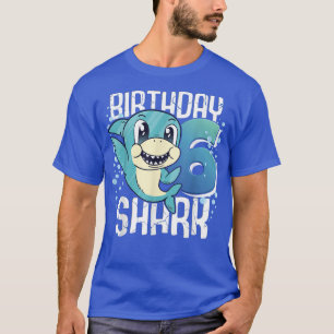 Camiseta Tiburón cumpleaños 6 años Shar