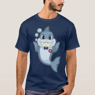 Camiseta Tiburón Cuñado Corbata de lazo Boda