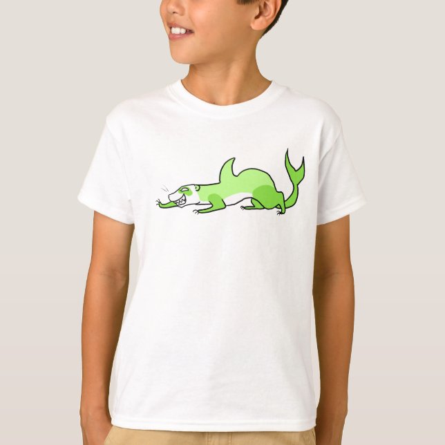 Camiseta Tiburón de alfombra para los niños (Anverso)