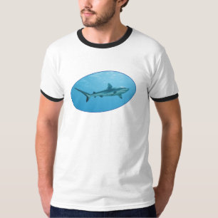 Camiseta Tiburón de arrecife gris, isla Yap - Diseño fotogr