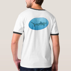 Camiseta Tiburón de arrecife gris, isla Yap - Diseño fotogr