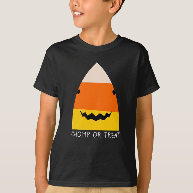 Camiseta Tiburón de Halloween (Anverso)