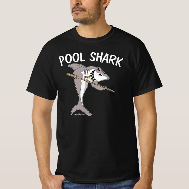 Camiseta Tiburón de la piscina (Anverso)