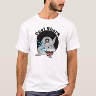 Camiseta Tiburón de la piscina de ocho bolas