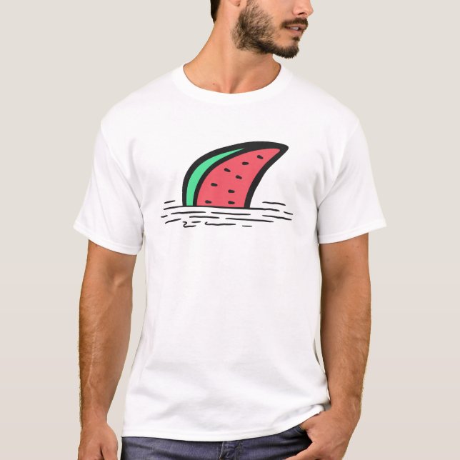 Camiseta Tiburón de sandía (Anverso)