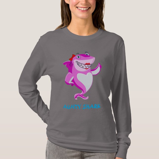 Camiseta Tiburón de tía | Funny Personalizado (Anverso)