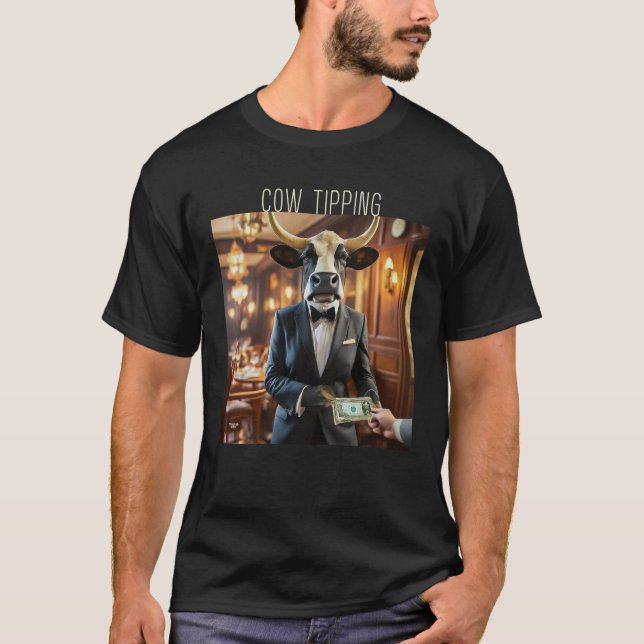Camiseta Tiburón de vaca brillante (Anverso)