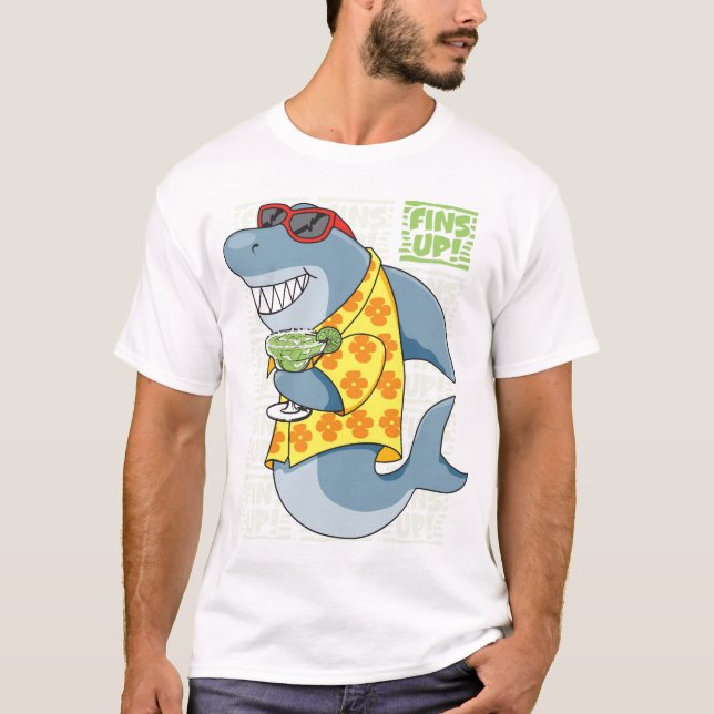 Camiseta Tiburón del fiesta (Anverso)